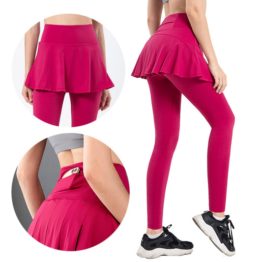 Dame Sporty Foulskørt med Leggings Stilla