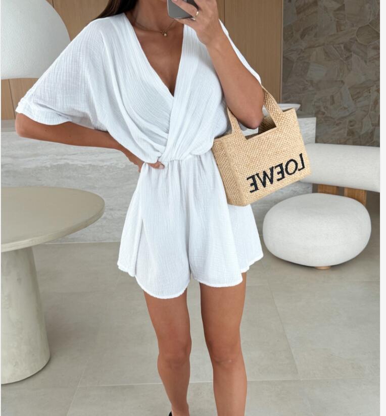 Femme Cozy Wrap-Style Jumpsuit Stilla