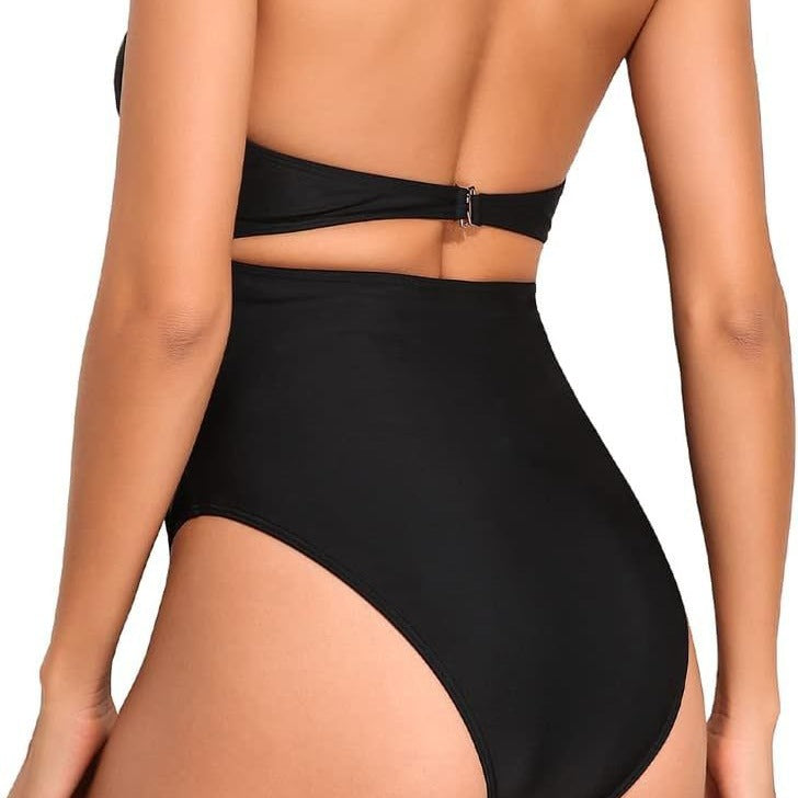 Dame Cut-Out Enfarvet Badetøj Stilla