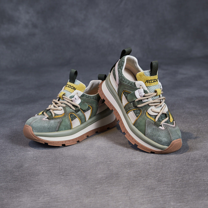 Herrer Fritid Chunky Platform Sneakers Stilla