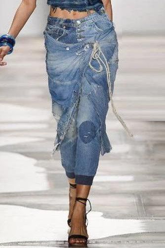 Stilla | Revnet Snøre Threaded Jeans