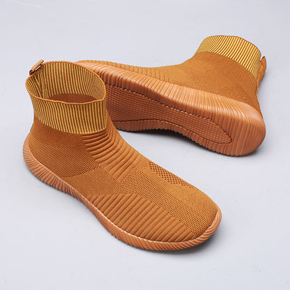 Herrer Strik High-Top Slip-On Sneakers Stilla