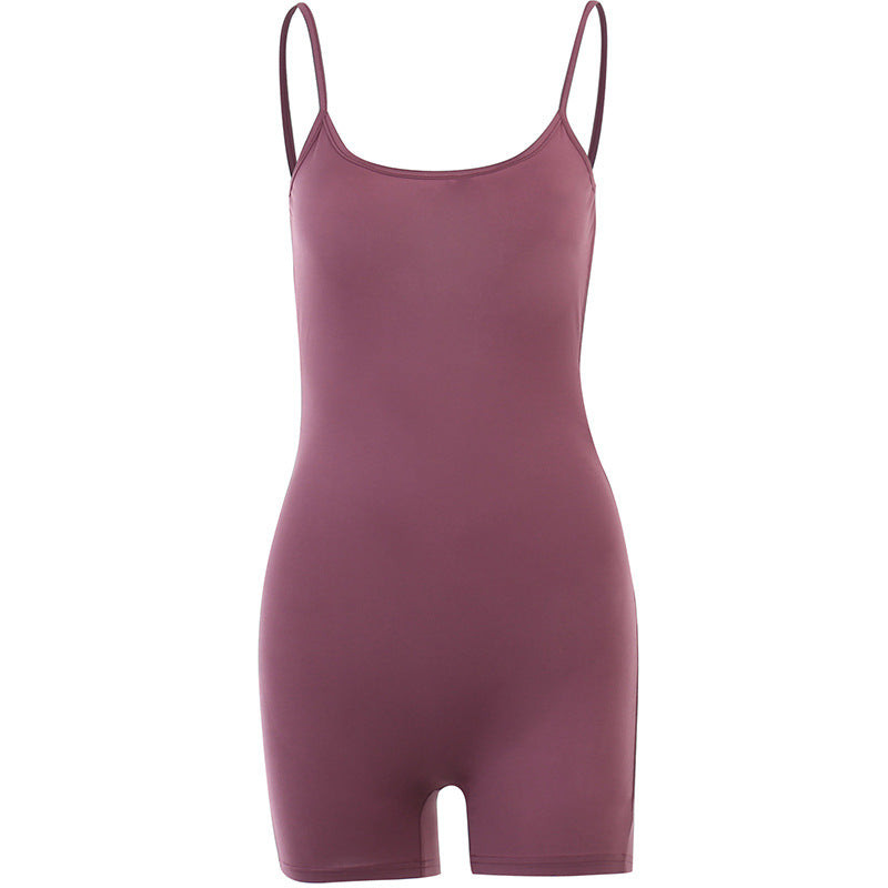 Dame Fritid Biker Shorts Jumpsuit Stilla