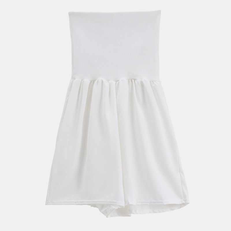 Dame stropløs jumpsuit med volumen skørt Stilla