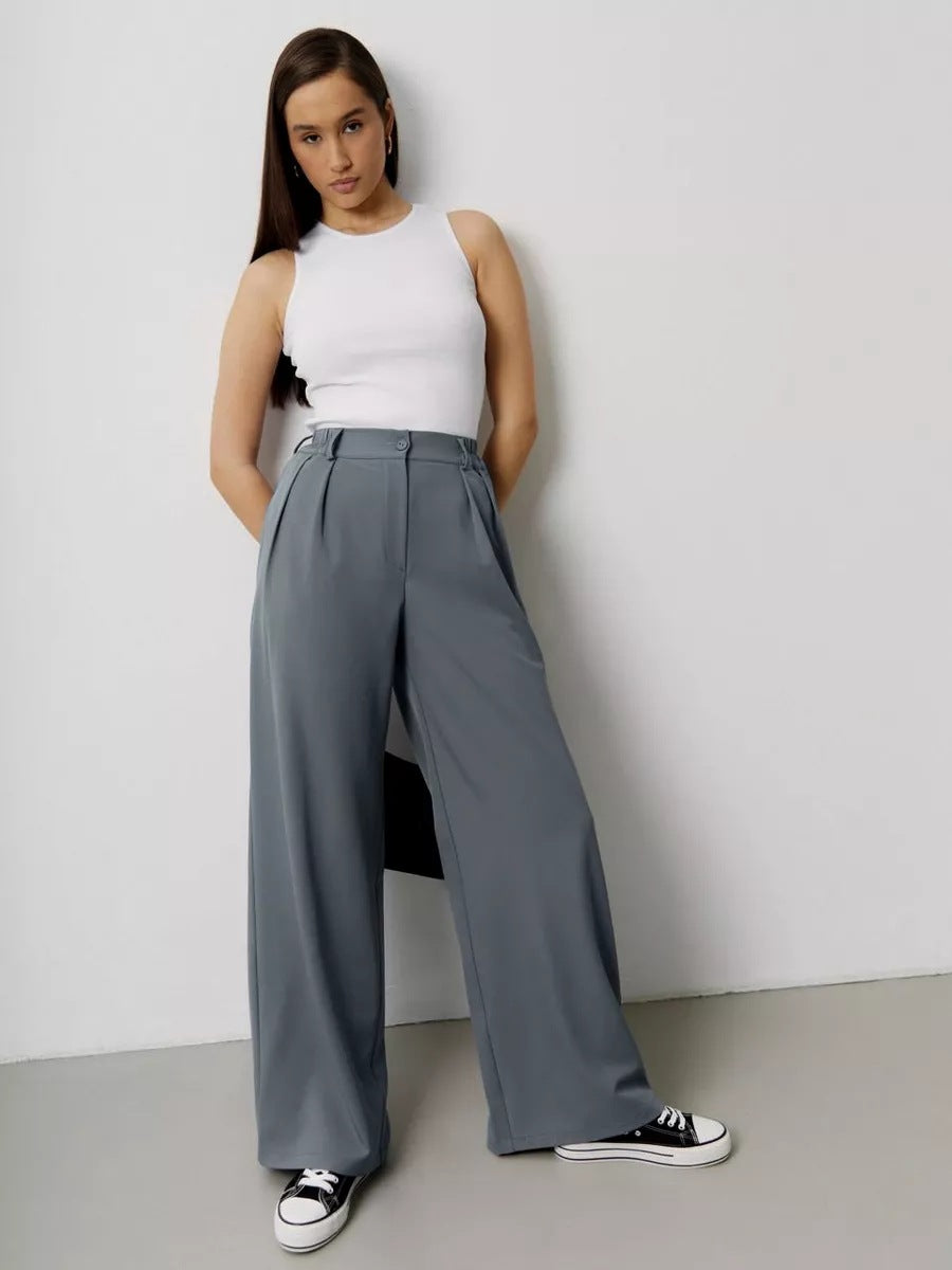 Dame elegant bluse med struktureret overflade og lange ærmer Stilla