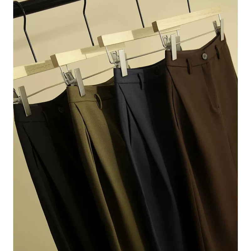 Dame elegant høj talje bukser med sidelomme detalje Stilla