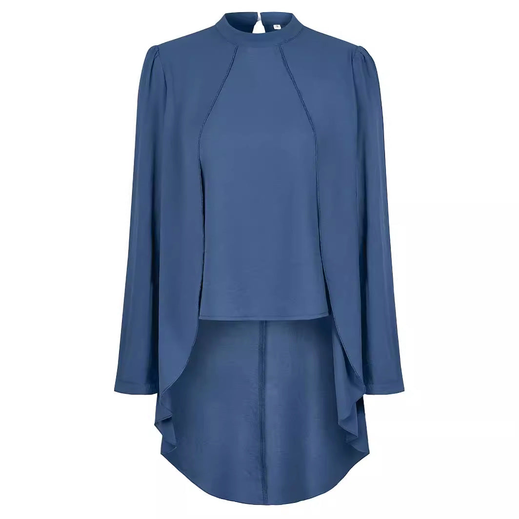 Dame elegant blazer med detaljeelsket skåret revers Stilla