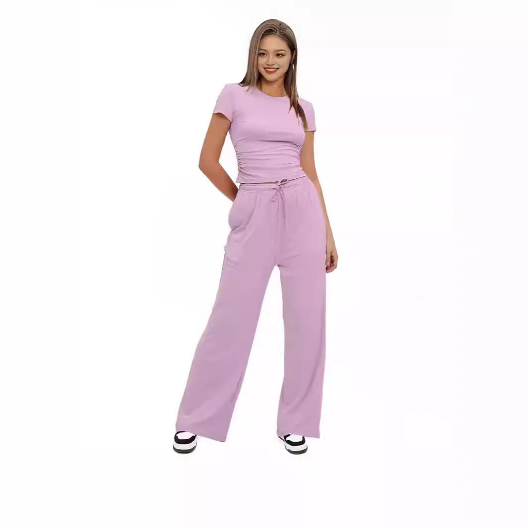 Dame fritids-jumpsuit med taljerbart design og afslappet snit Stilla