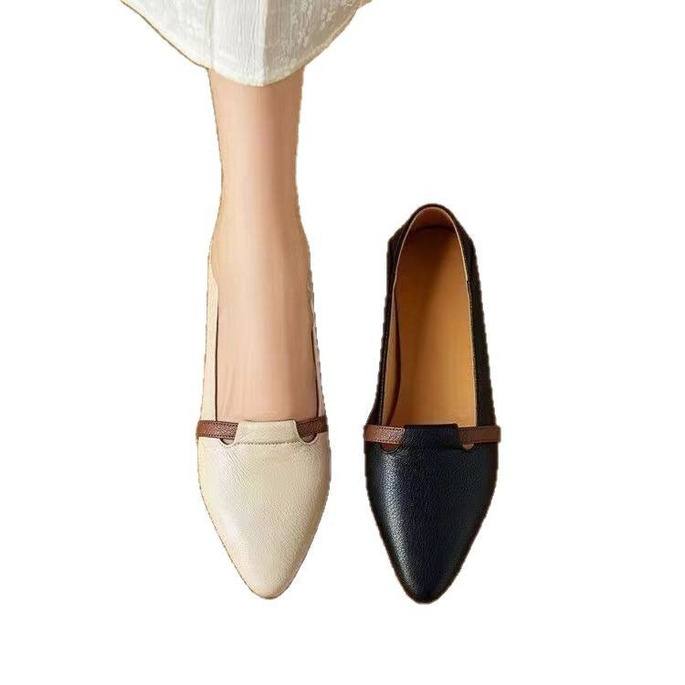 Dame elegante loafers med moderne remdesign Stilla