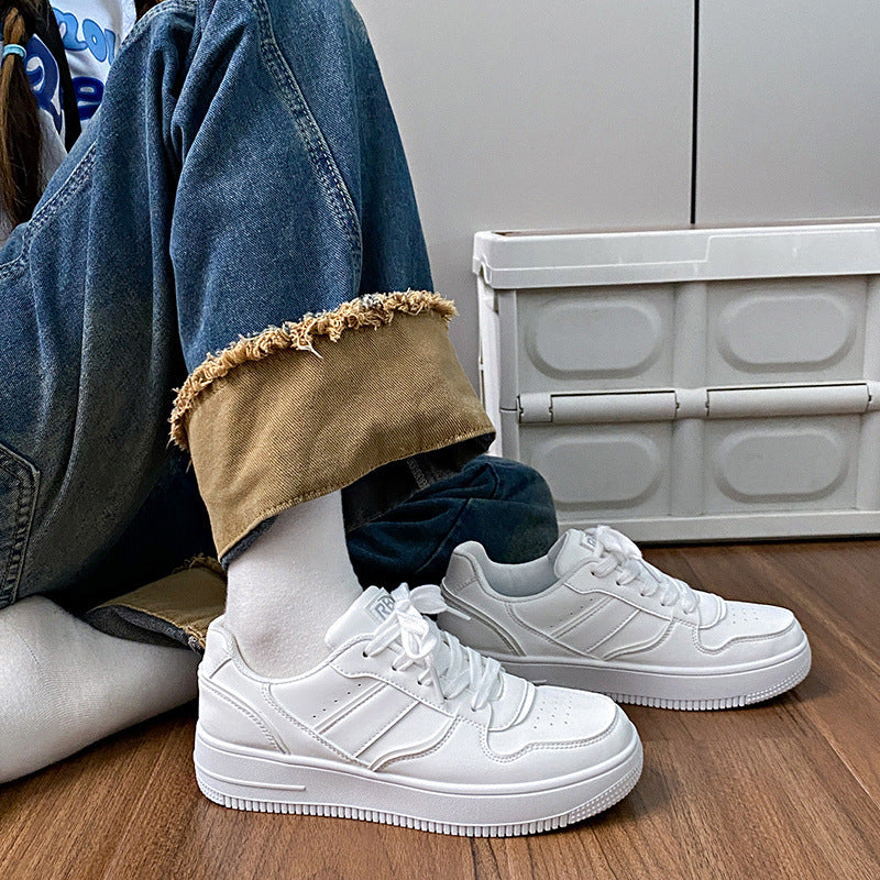 Dame mode sneakers i urban design med høj sål og åndbar struktur Stilla