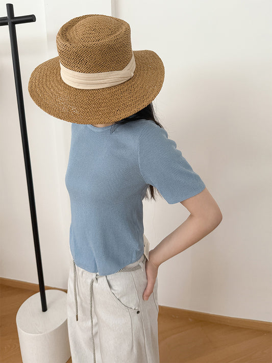 Dame afslappede bukser med bred ben og praktiske sidelommer Stilla