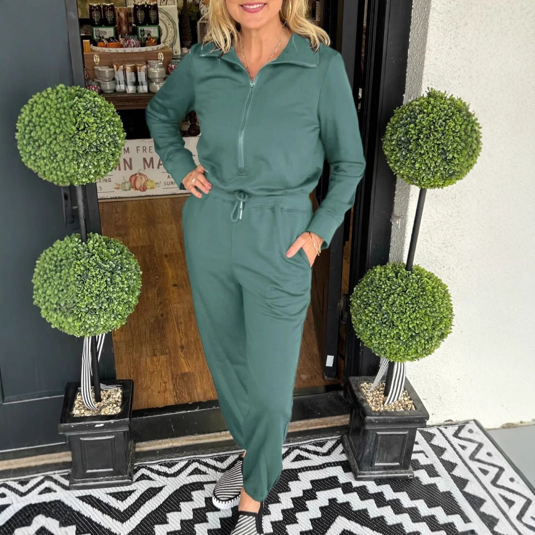 Femme Stilfuld Zip-Up Jumpsuit Stilla