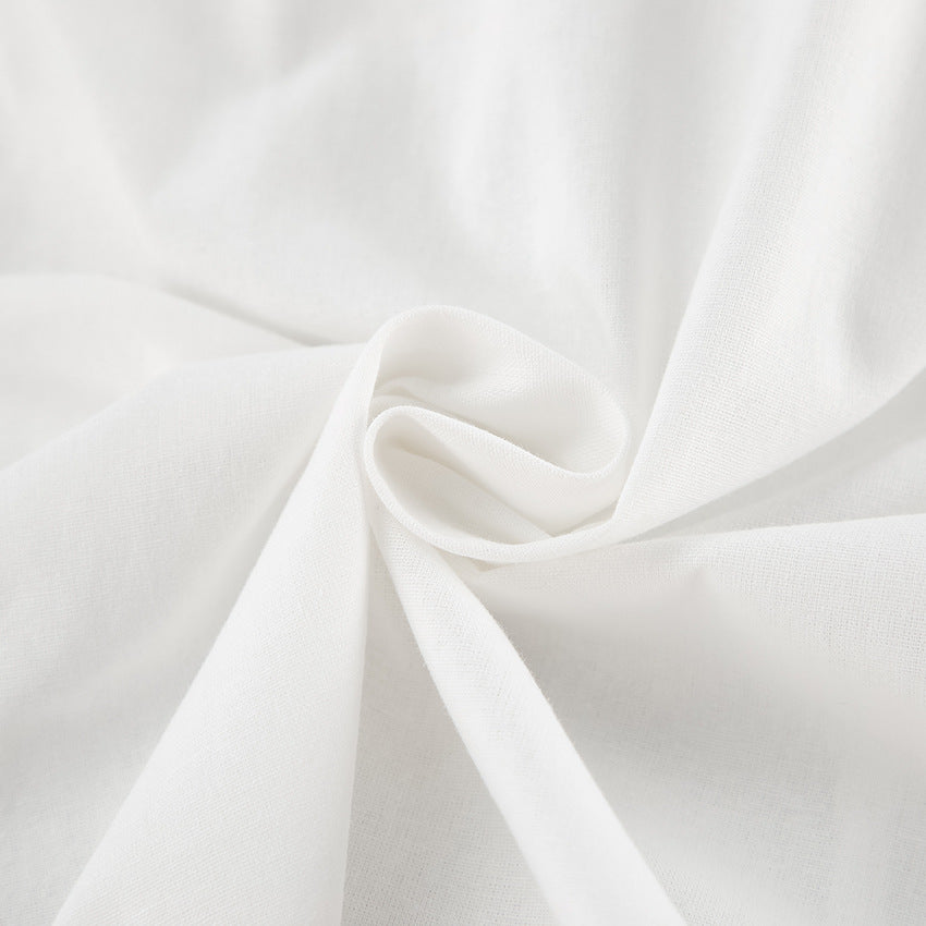 Dame afslappet sommernatkjole med komfortable puffærmer og justerbar snortræk Stilla