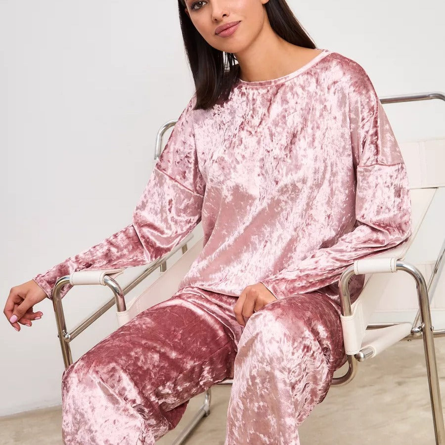 Dame jumpsuit i luksuriøs fløjl Stilla