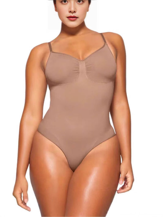 Dame Sømløs Justerbare Stropper Bodysuit Stilla