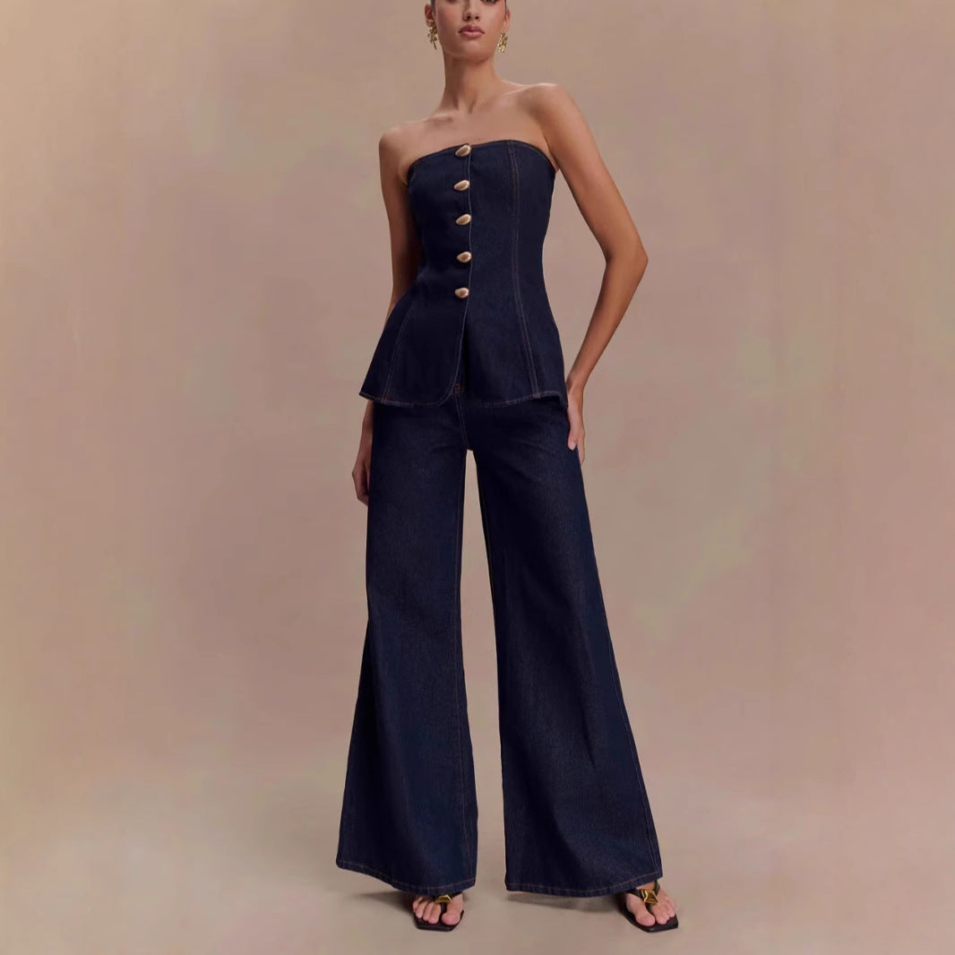 Dame Denim Couture Ensemble Stilla