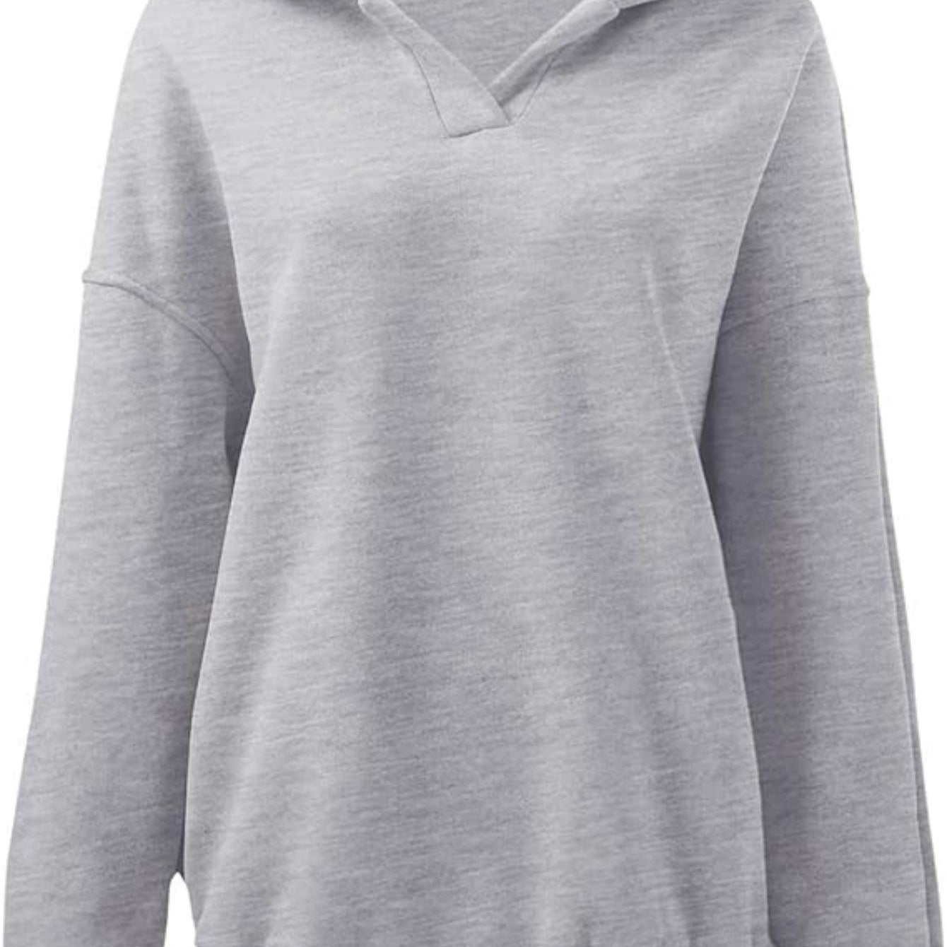 Dame afslappet hættetrøje med bred pasform og kvalitetsmaterialer Stilla