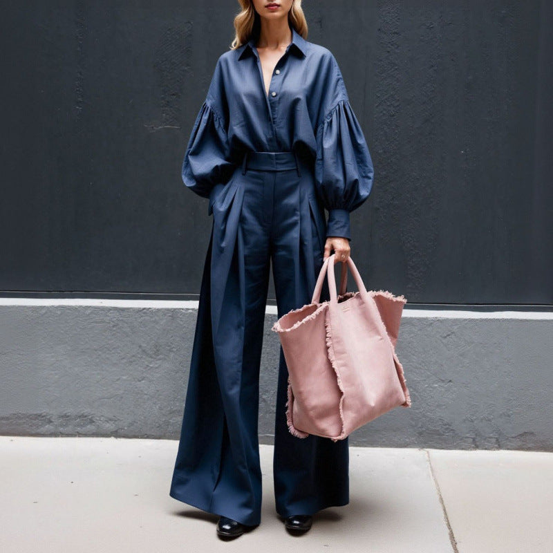 Dame skræddersyet smart knap jumpsuit Stilla
