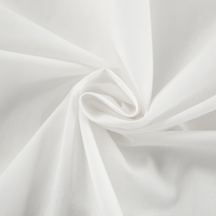 Dame afslappet cropped pyjamasæt med knapdetaljer og elastisk linning Stilla