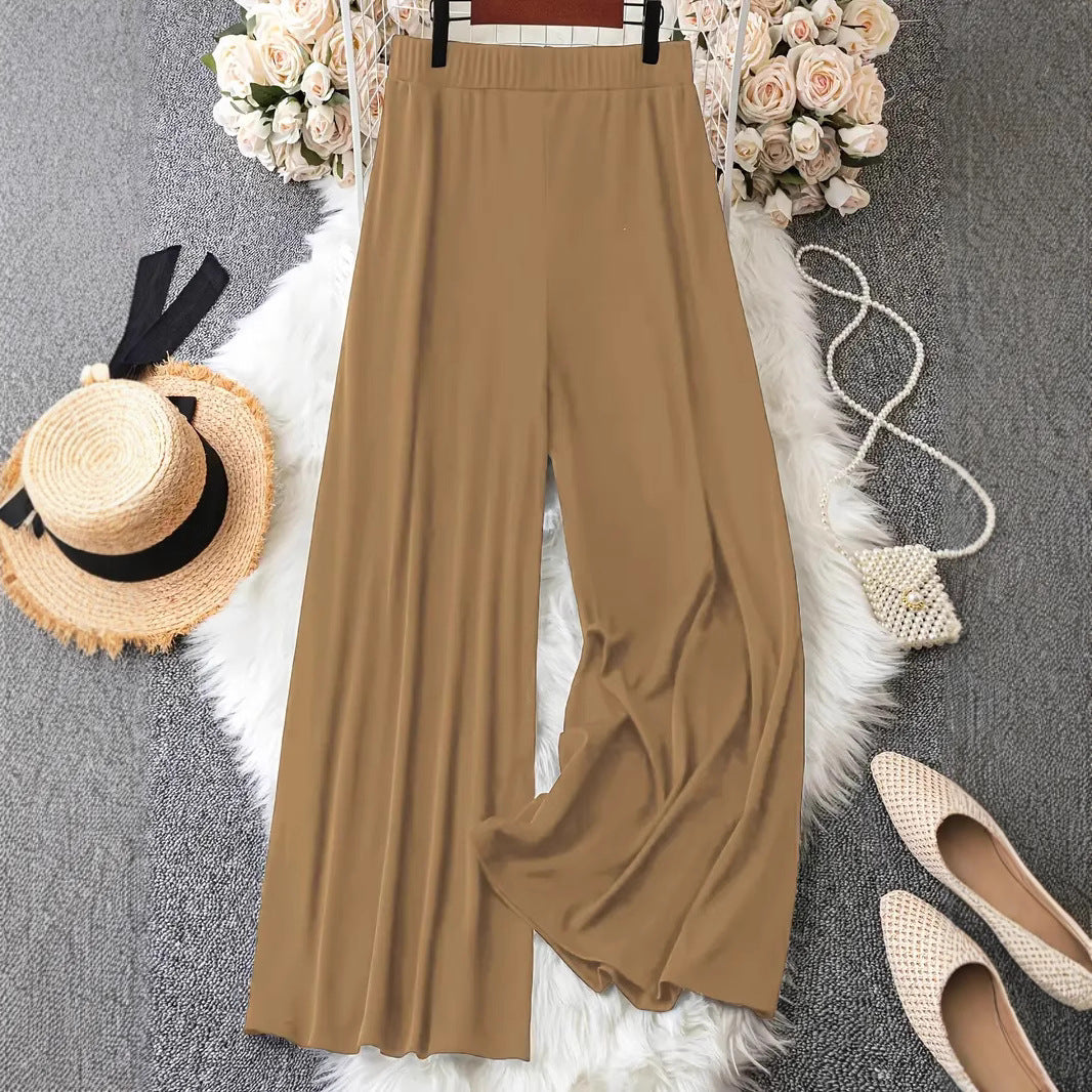 Dame elegant Culotte med knapdetaljer og høj talje Stilla