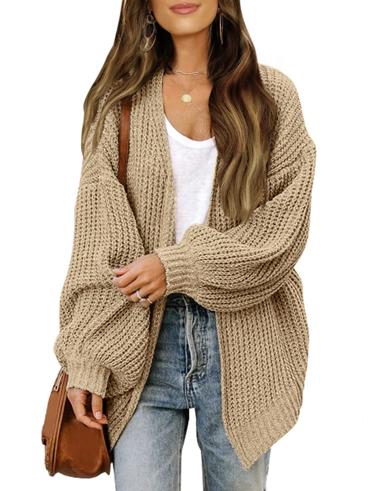 Femme Oversized Chunky Strikjakke Stilla