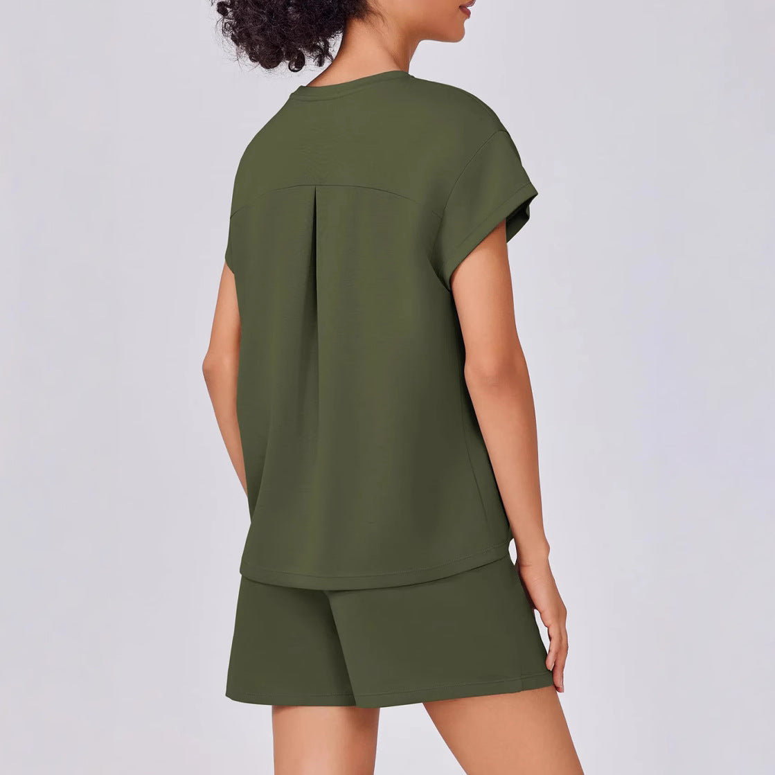 Dame afslappet fritidssæt med elastisk talje og behagelig pasform Stilla