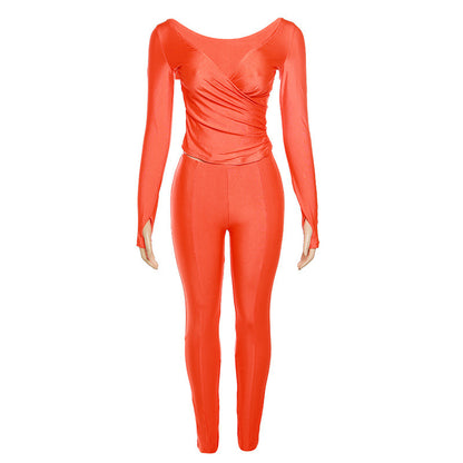 Femme Langærmet Bodysuit Jumpsuit Stilla