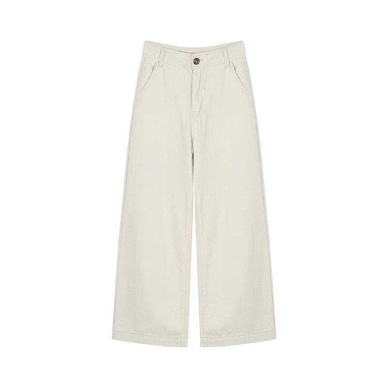 Dame elegant Bred Bukser med høj Talje og klassisk Silhuet Stilla