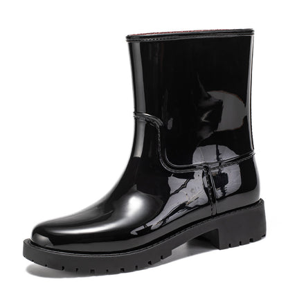 Dame mode gummistøvler med skridsikker profilsål Stilla