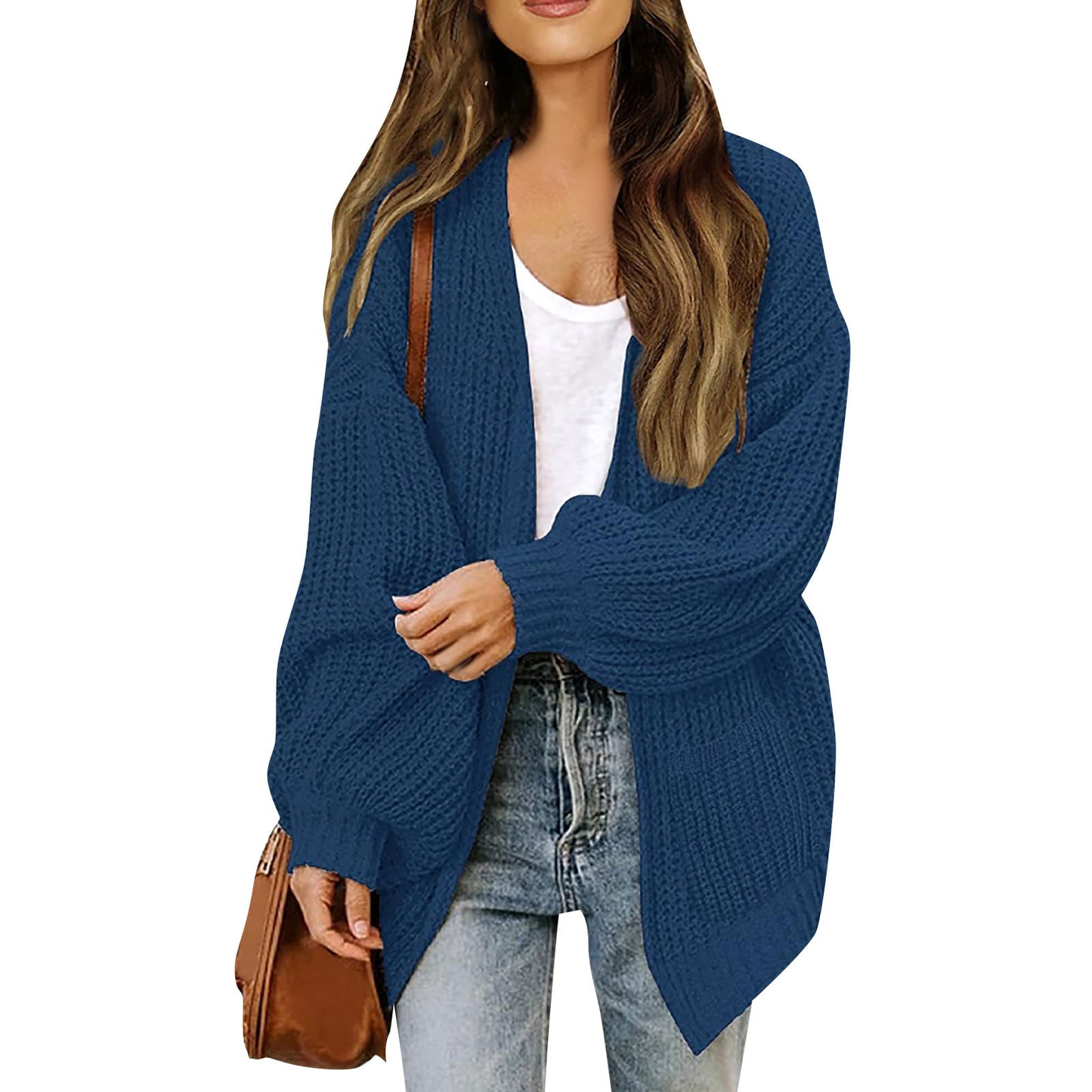 Femme Oversized Chunky Strikjakke Stilla
