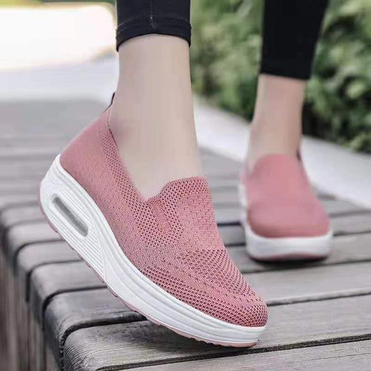 Dame sporty Slip-On sneakers med åndbart netværk og dæmpende sål Stilla