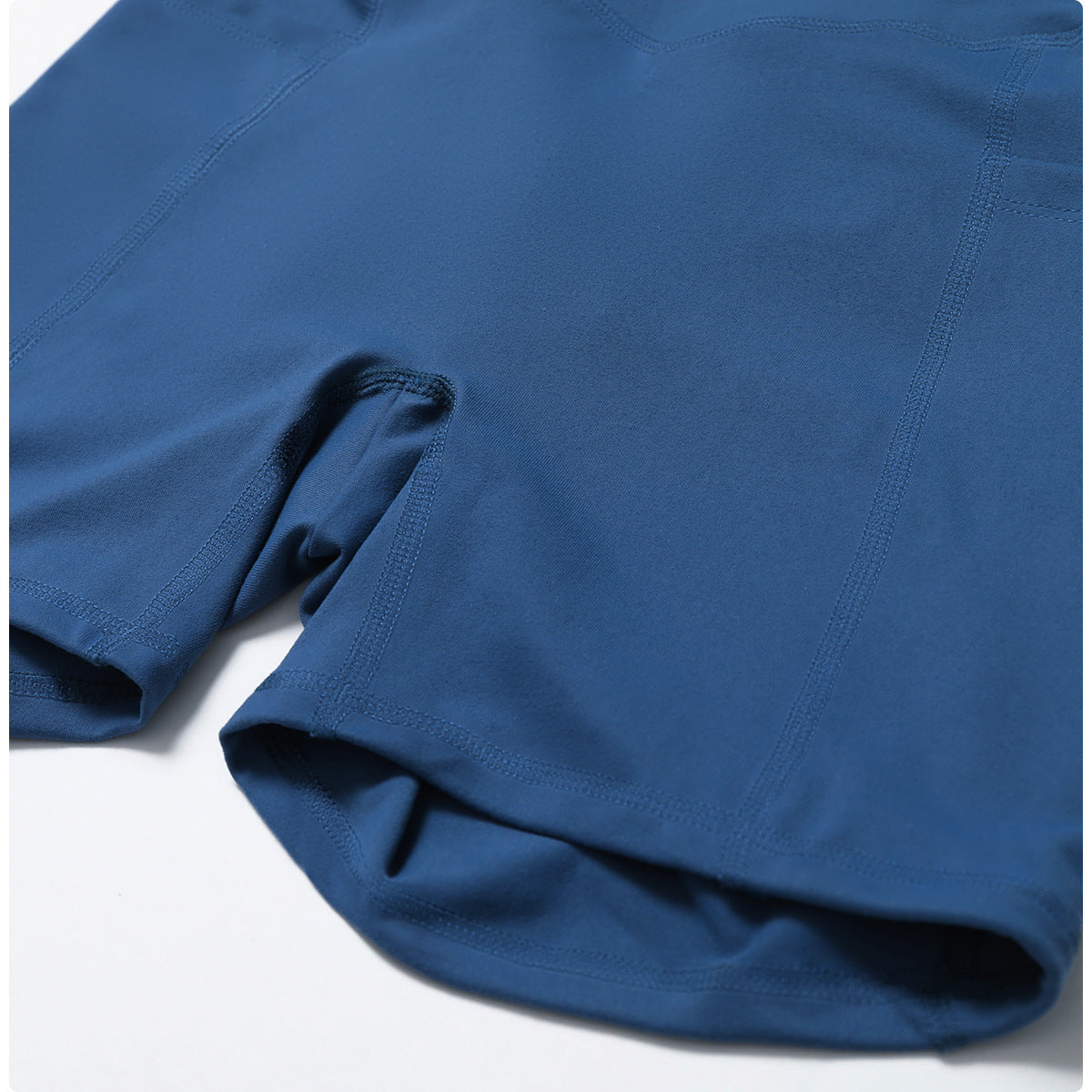 Stilla | Drying Nude Feel Yoga Shorts Hip Lifting Pocket Løbe Træningsshorts Til Kvinder