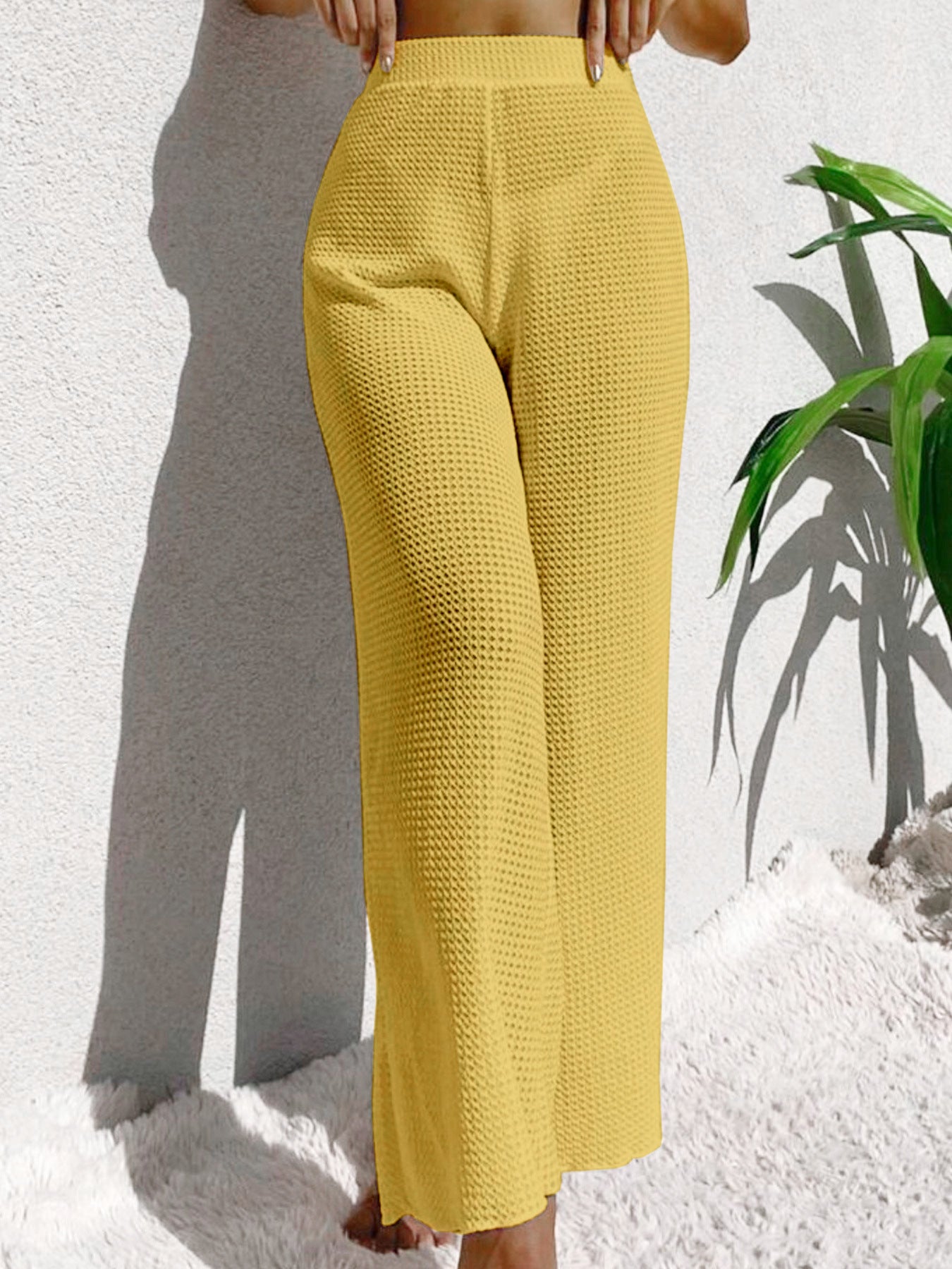 Dame løs stretch jumpsuit med elegant struktur Stilla