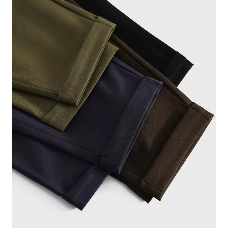 Dame elegant høj talje bukser med sidelomme detalje Stilla