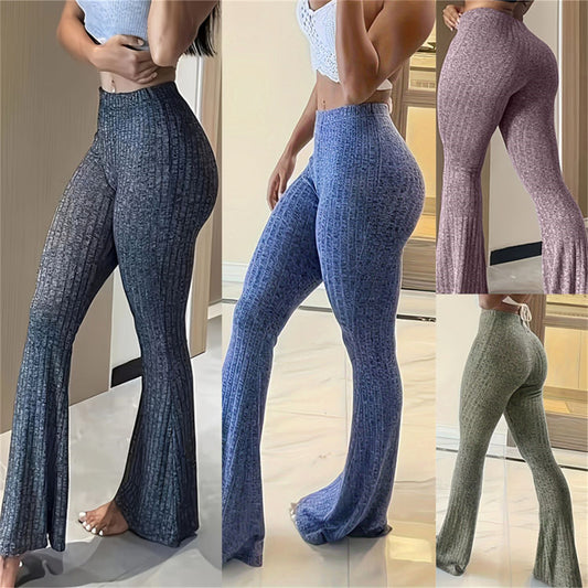 Dame Fitness-Leggings i stylish Bootcut snit Stilla