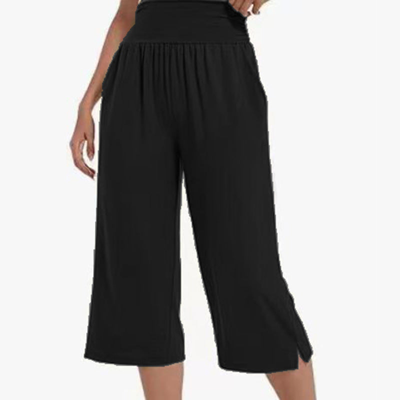 Dame Vidde Culotte med elastisk talje og sidelæg Stilla