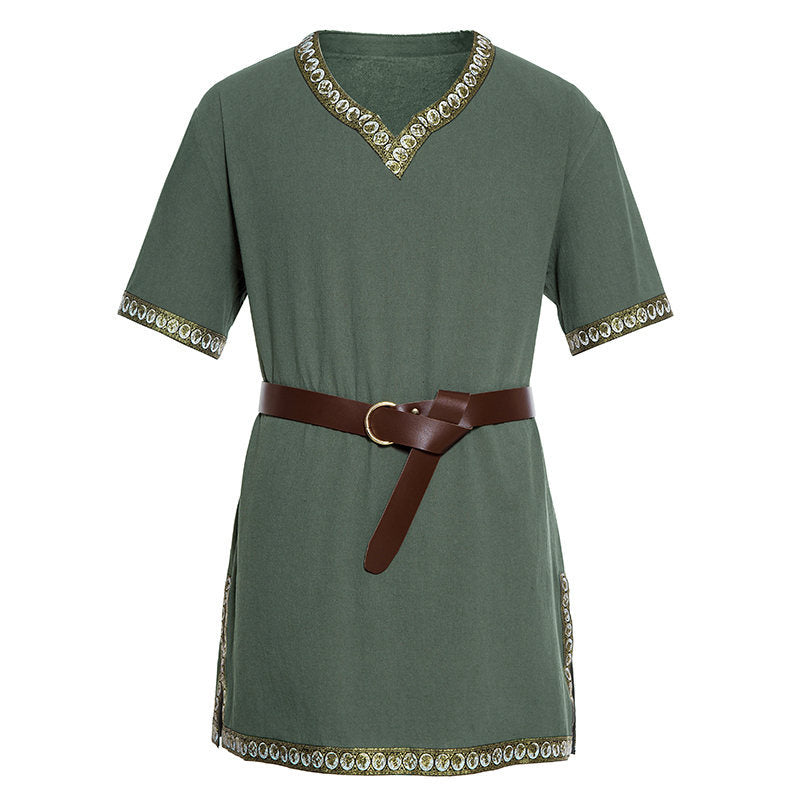 Femme Elegante Kortærmet Tunika Kjole Stilla