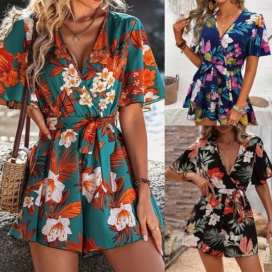 Dame Floral Wrap Jumpsuit Stilla
