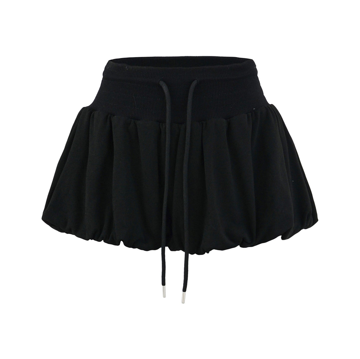 Dame afslappet mini-nederdel med flæse detalje og justerbar talje Stilla