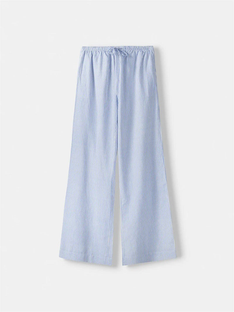 Dame afslappede sommerbukser med sidelommer og elastisk linning Stilla