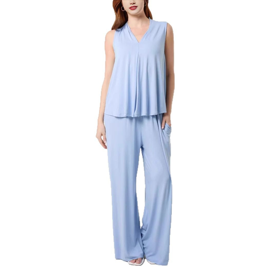 Dame Flydende Ærmeløs Jumpsuit Stilla