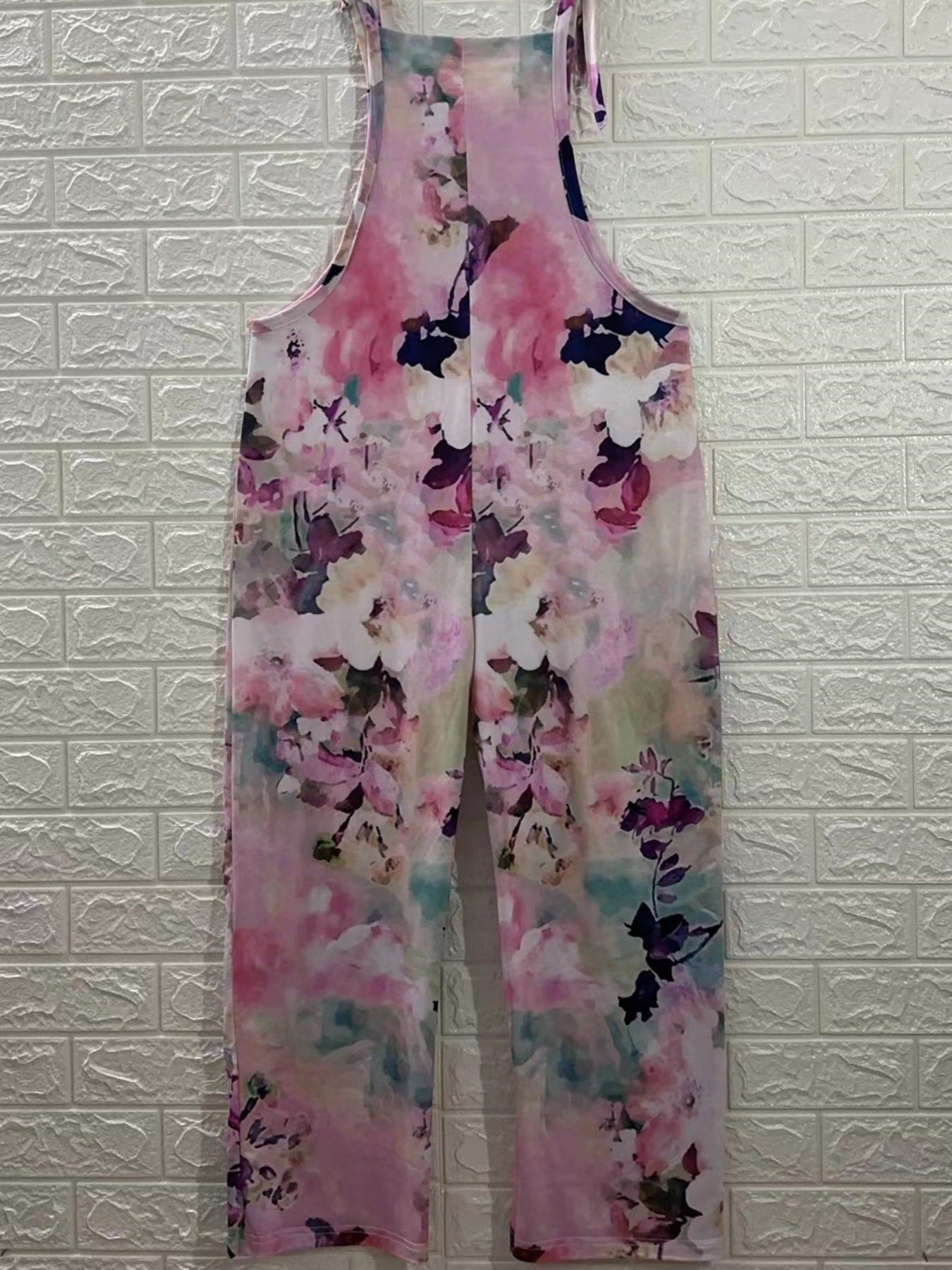 Dame Kunstnerisk Tryk Overall Jumpsuit Stilla