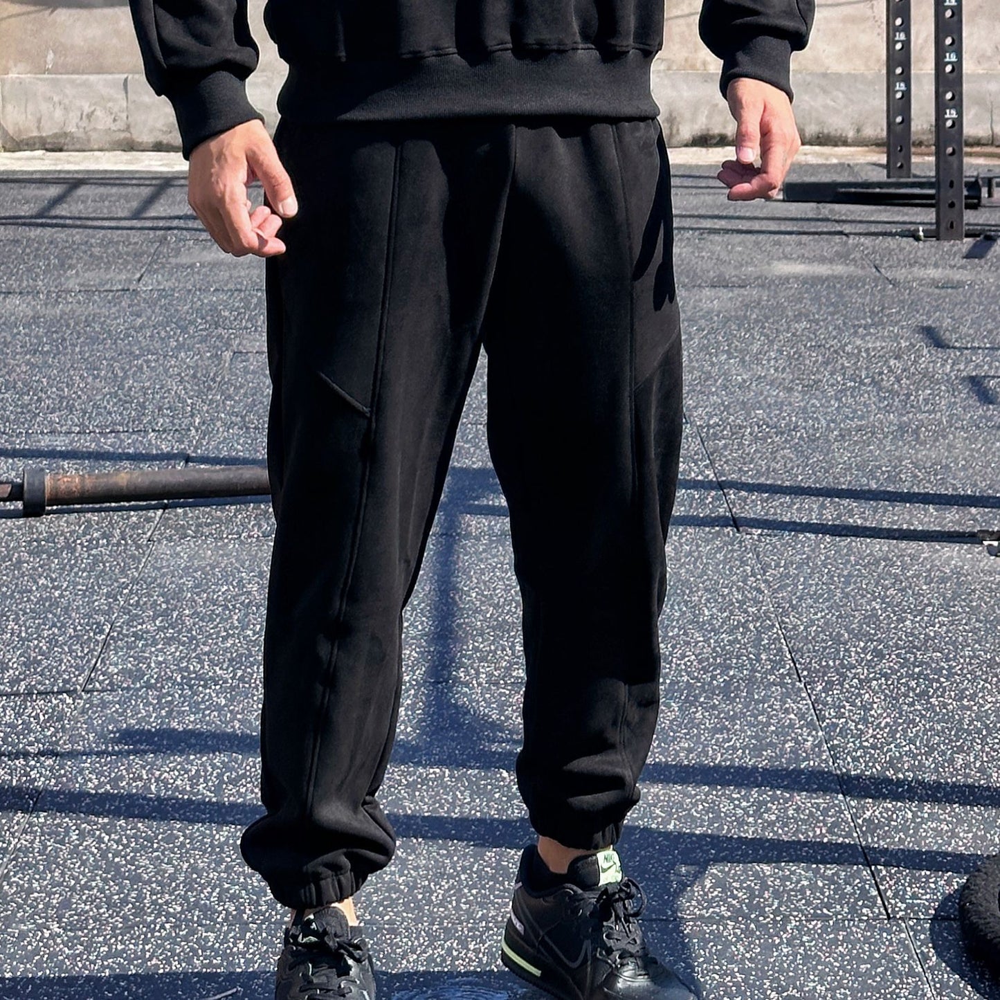 Herrer Sportslige Sweatpants med elastisk talje og lommer Stilla