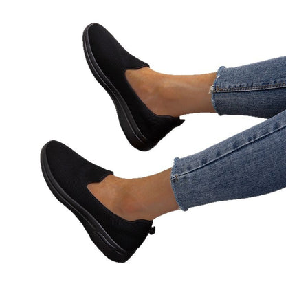 Dame Åndbare Slip-On Sneakers med ergonomisk Sål Stilla
