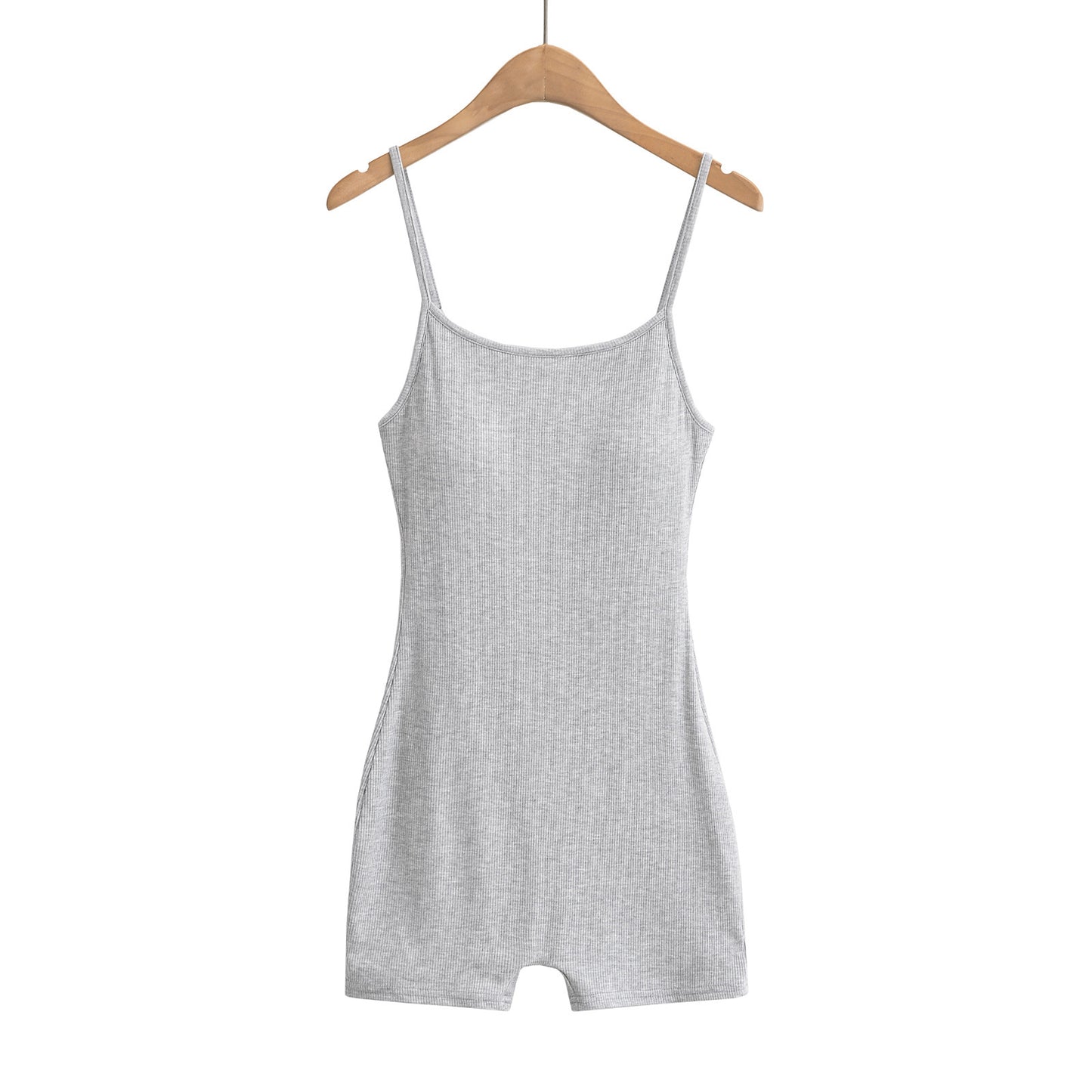 Dame ærmeløs jumpsuit med justerbare stropper og elastisk materiale Stilla
