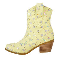 Dame Dekoreret Western-inspirerede Ankel Støvler Stilla