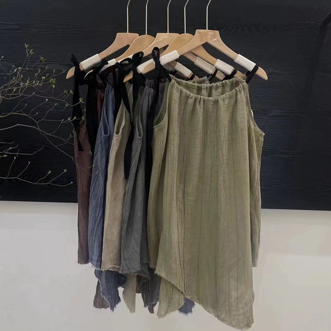 Dame Elegant Asymmetrisk Maxi-Nederdel Stilla