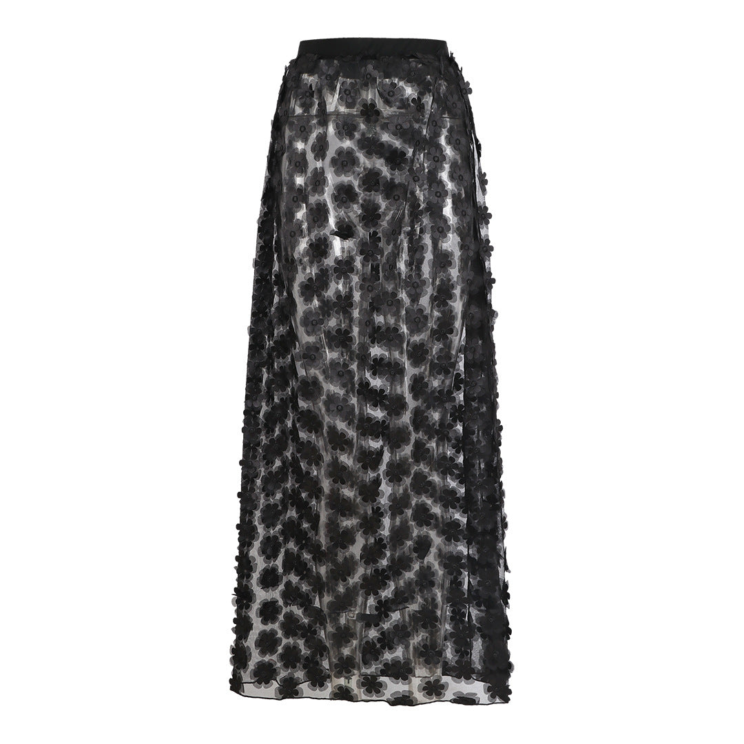 Dame Elegant Én-delt Badedragt med blomsteraccent og smart Cut-Out Design Stilla