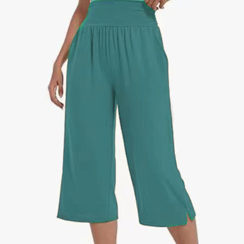 Dame Vidde Culotte med elastisk talje og sidelæg Stilla