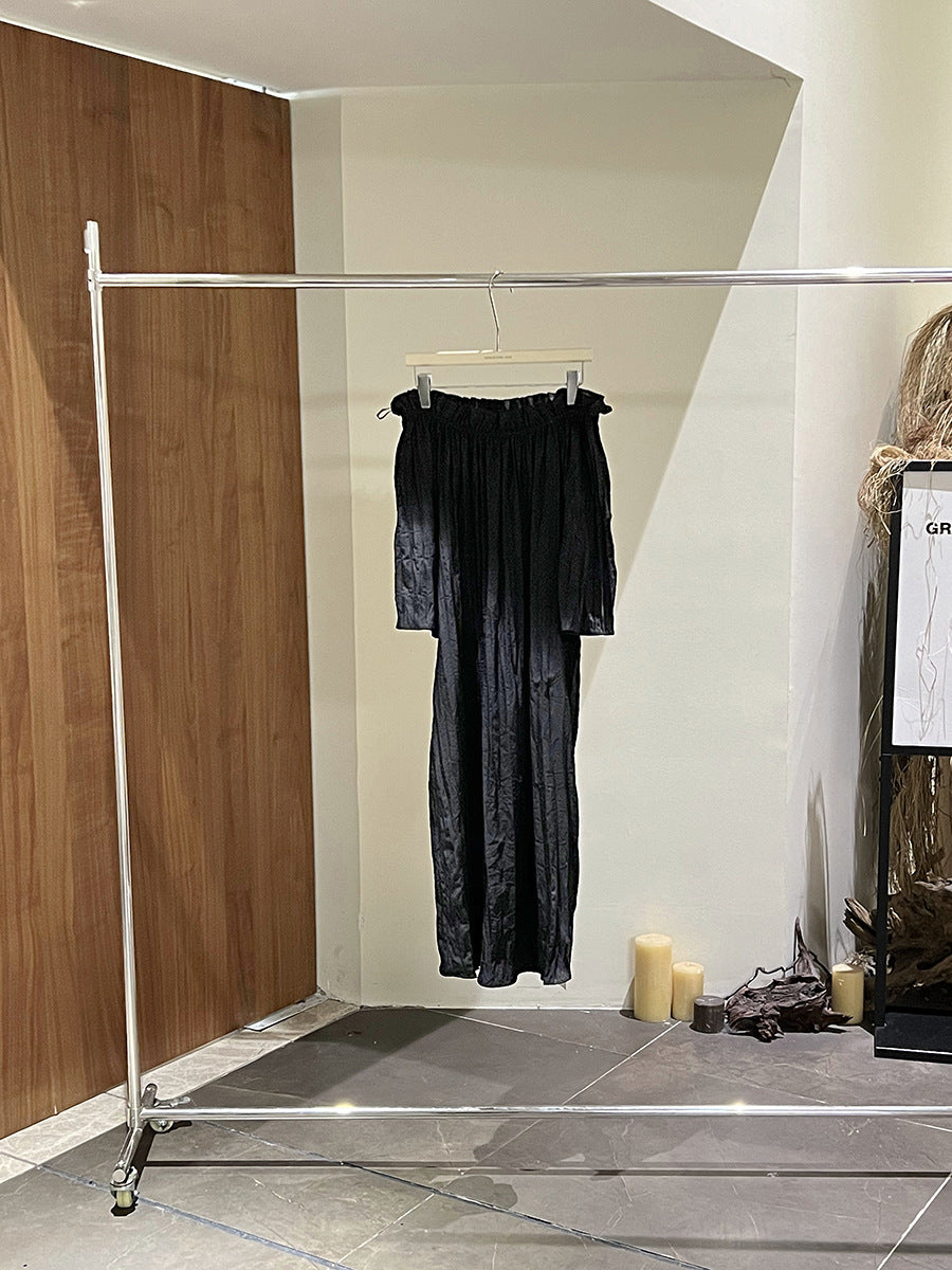 Dame løst skåret jumpsuit med elastisk bånd Stilla